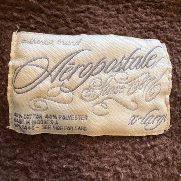 Aeropostale Vintage Pullover Hoodie Embroidered Womens Sweatshirt Est 1987 Logo - Picture 10 of 13